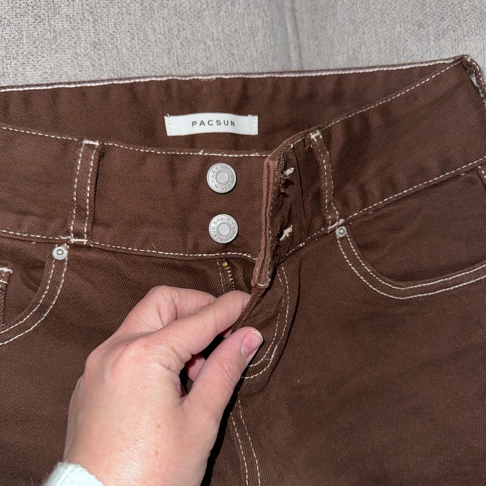 PAC sun low rise boot cut denim